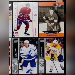 20 Card Lot! NHL Hockey Trading Cards. Diverse Collection of Players w/Stats NWT